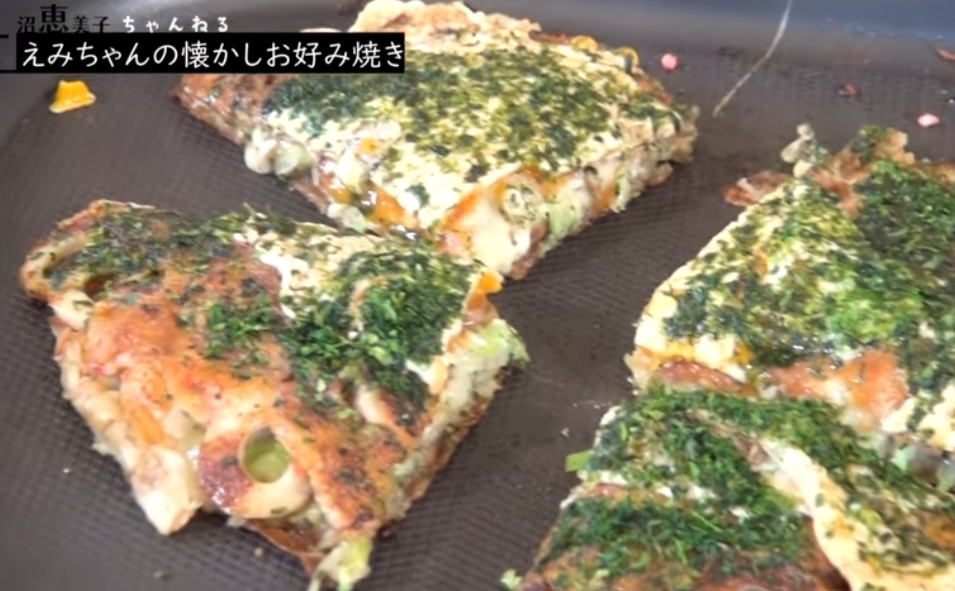 上沼恵美子が作ったお好み焼き